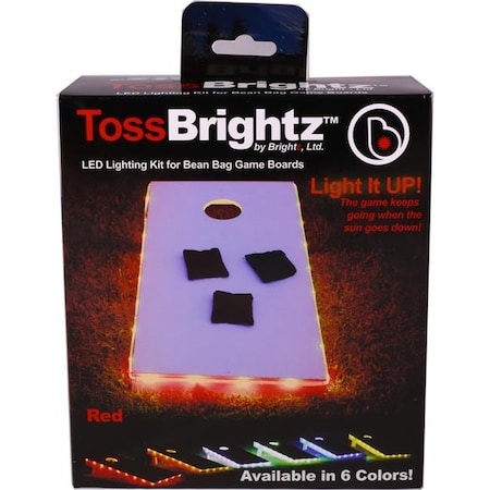Brightz Brightz 9700428 TossBrightz Bag Game LED Lighting Kit  Red 9700428